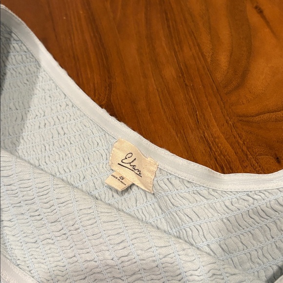 Elan One Shoulder Smocked Gauze Maxi Dress Size Small - Picture 8 of 10